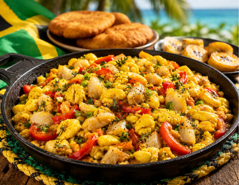 Authentic Jamaican Ackee & Saltfish (Jamaica's National Dish)