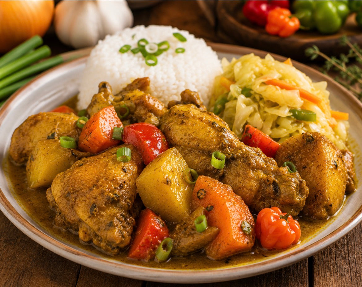 Authentic Jamaican Curry Chicken