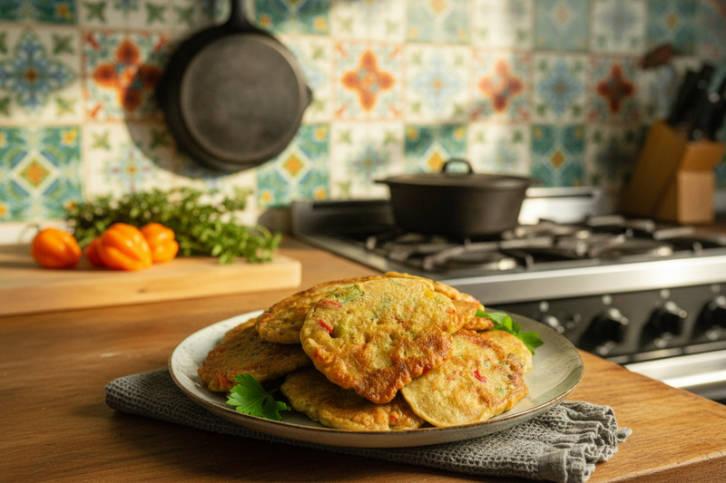 Authentic Jamaican Saltfish Fritters