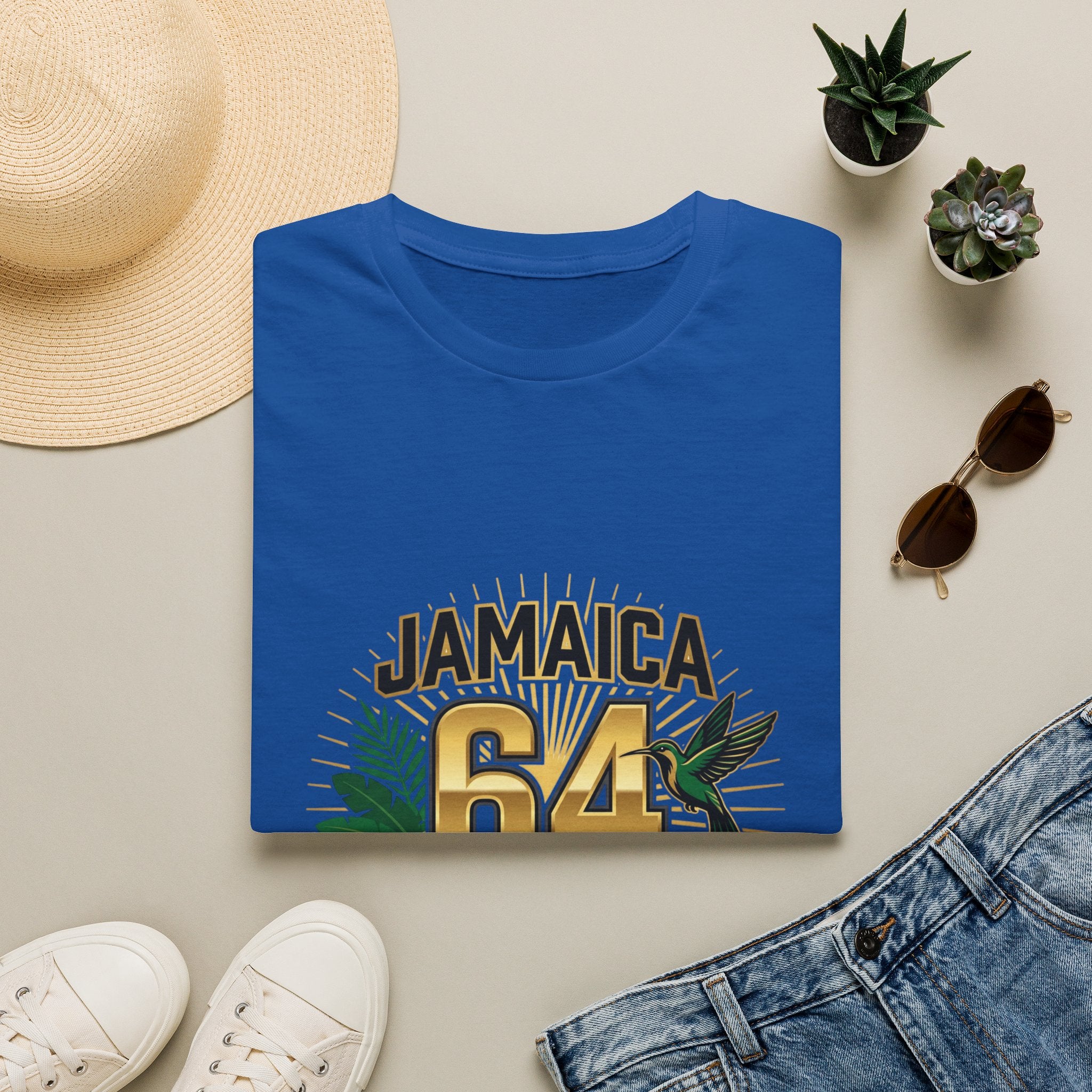 Jamaica 64th Anniversary T-Shirt — Jamaica 64 Years Strong Graphic Tee