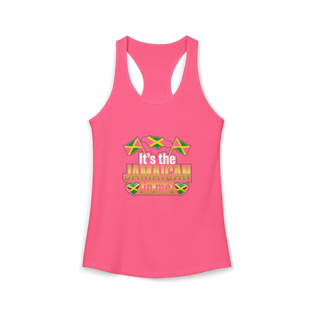 Jamaica shirt | Jamaica Independence & Emancipation Day Tank Top | Jamaica in Me Women's Ideal Racerback Tank