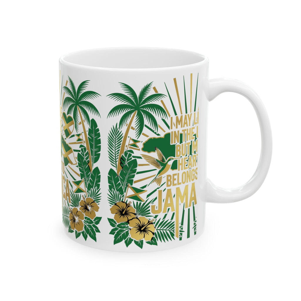Heart belongs to  Jamaica Ceramic Mug | My Heart Belongs to Jamaica