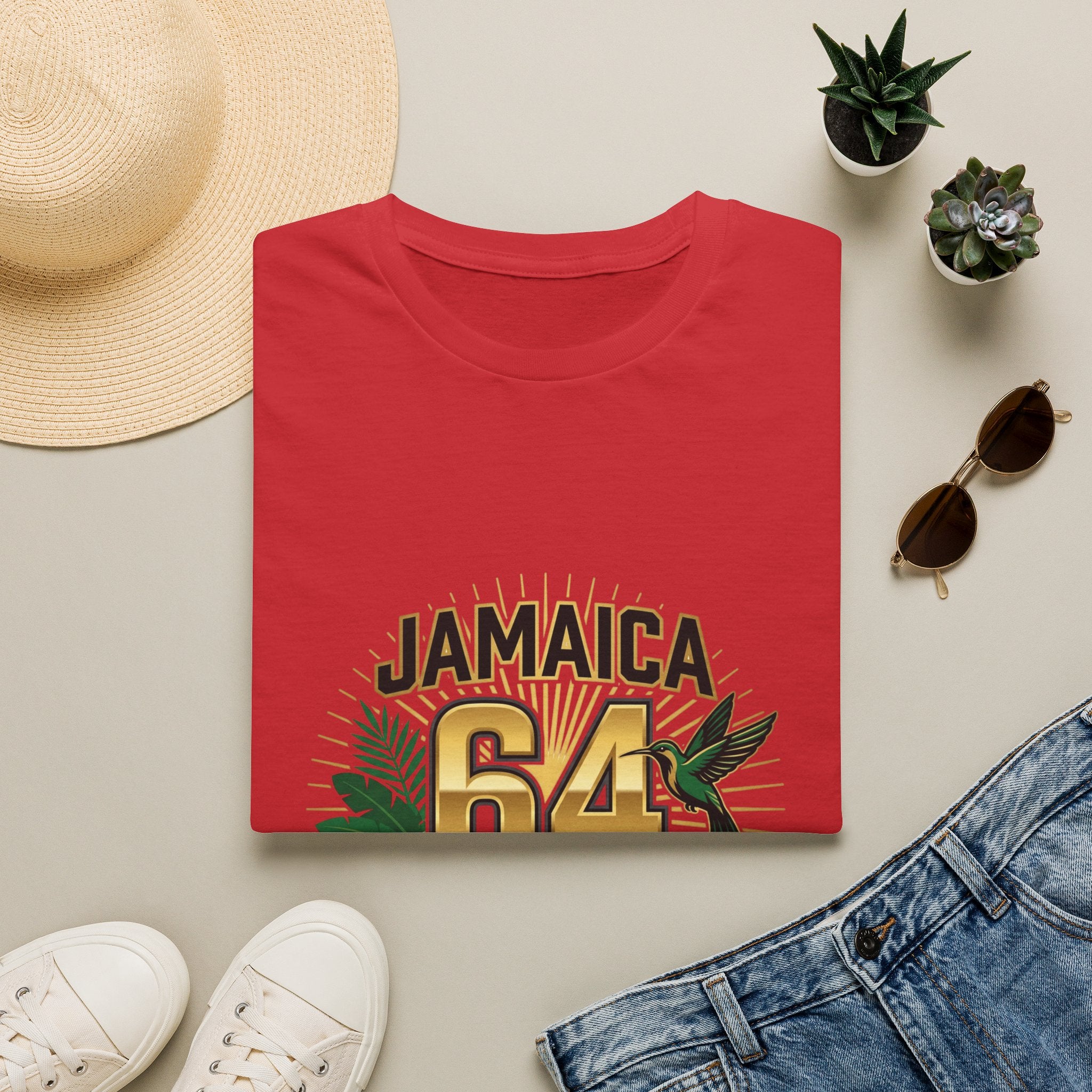 Jamaica 64th Anniversary T-Shirt — Jamaica 64 Years Strong Graphic Tee