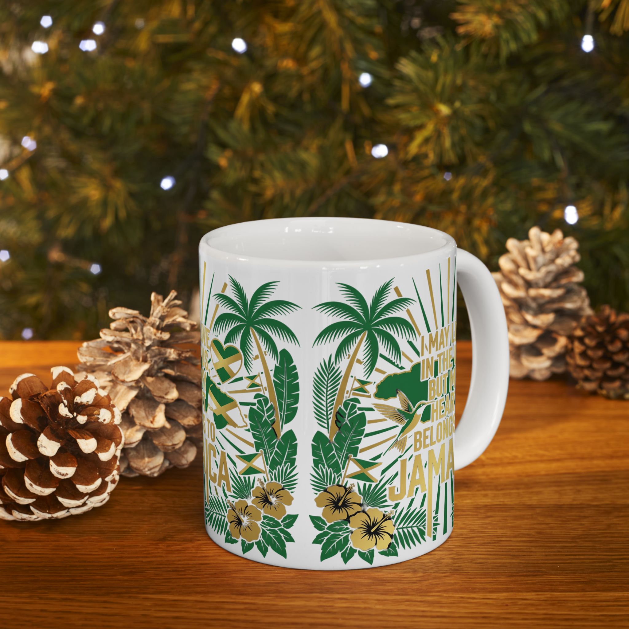 Heart belongs to  Jamaica Ceramic Mug | My Heart Belongs to Jamaica