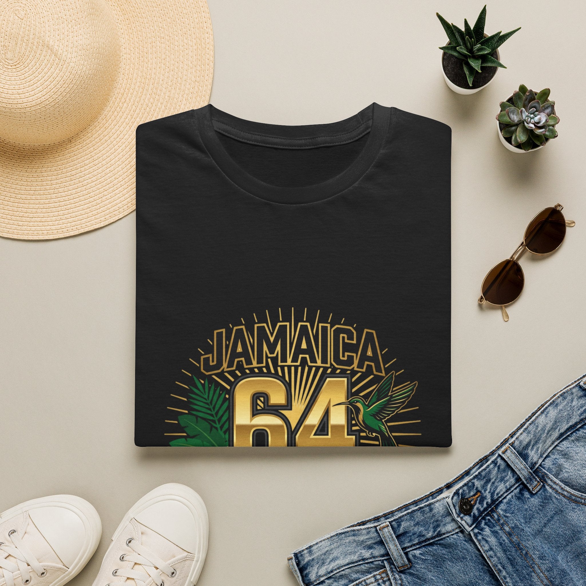Jamaica 64th Anniversary T-Shirt — Jamaica 64 Years Strong Graphic Tee