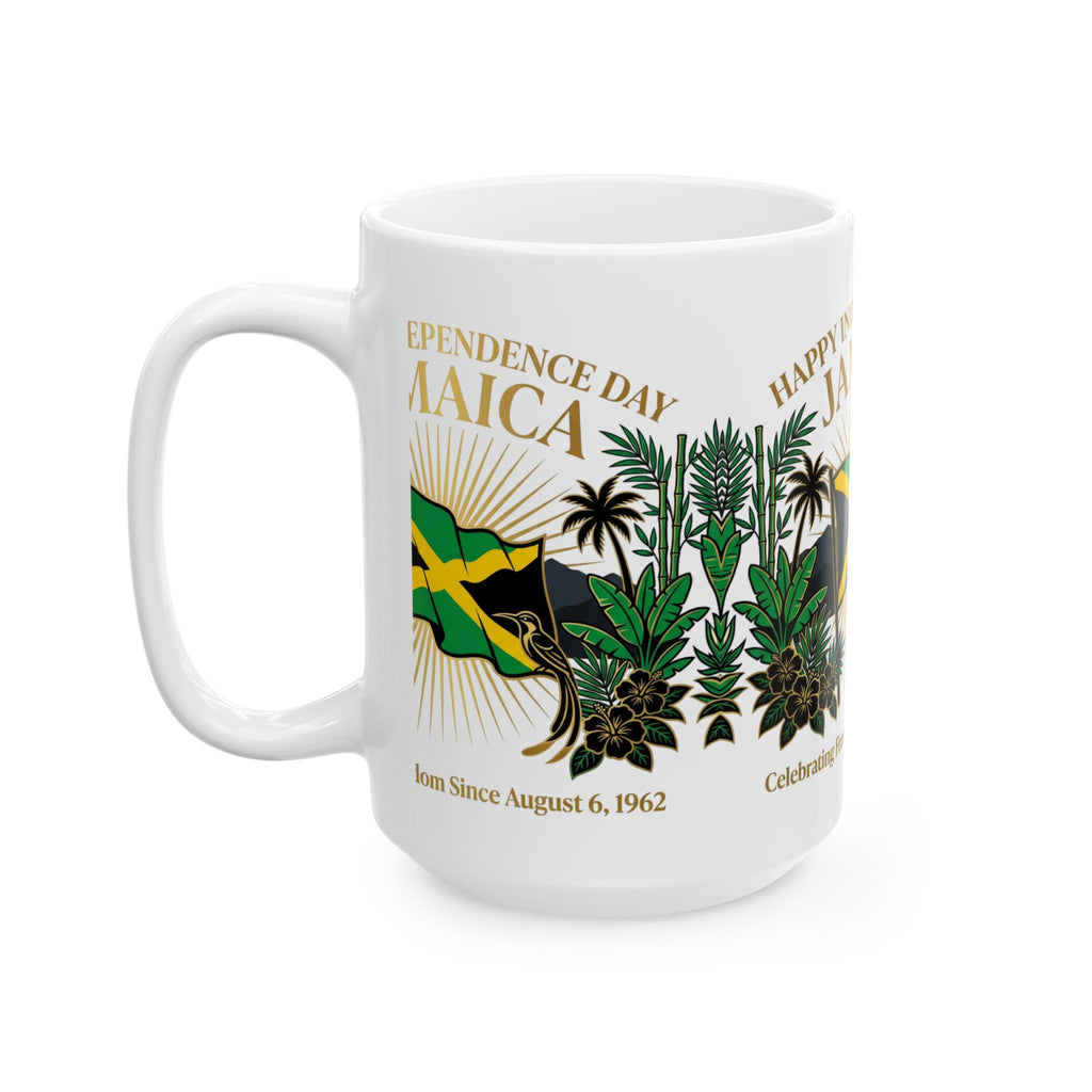 Jamaica Independence Day Ceramic Mug | Celebrating Freedom Since August 6, 1962 (11oz/15oz)