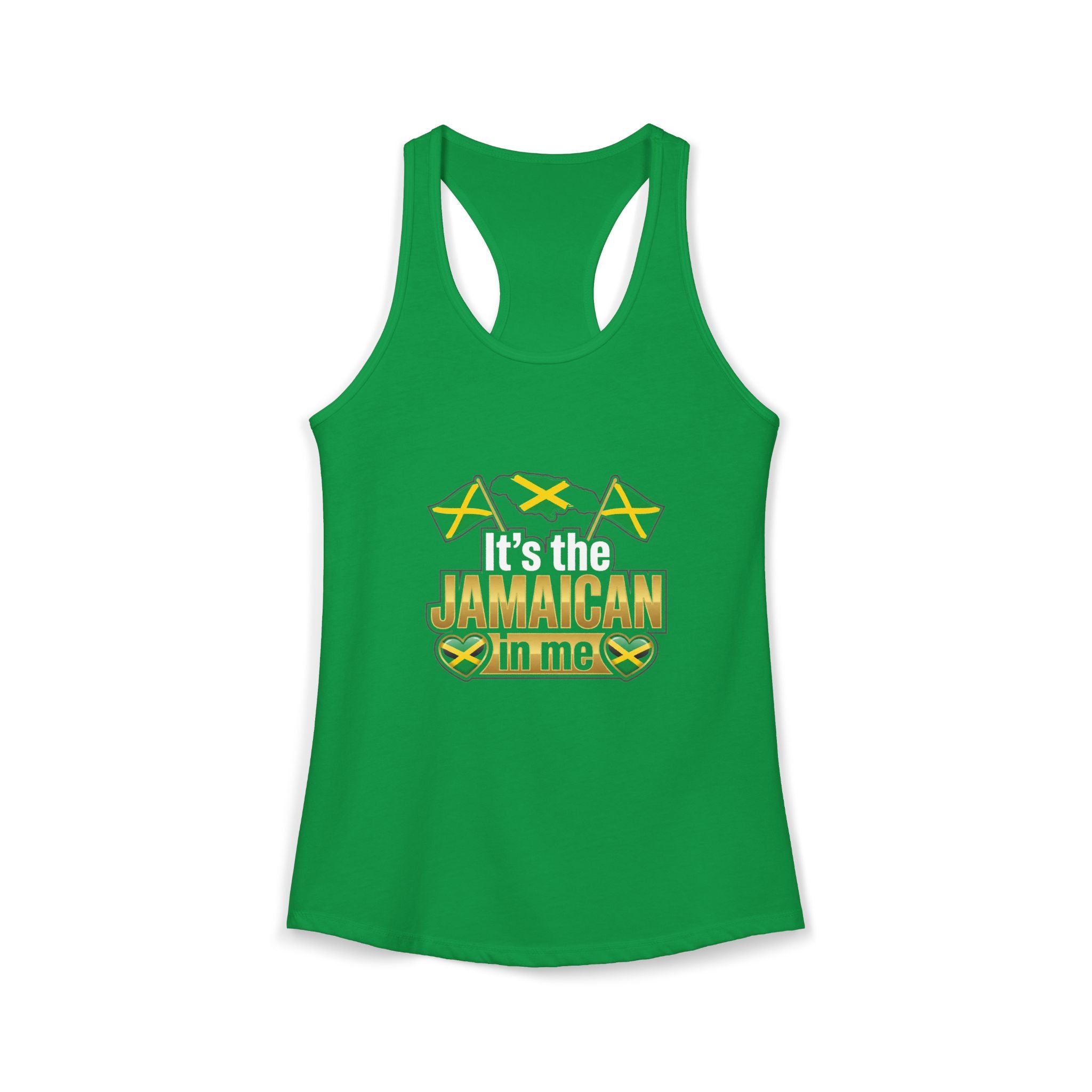 Jamaica shirt | Jamaica Independence & Emancipation Day Tank Top | Jamaica in Me Women's Ideal Racerback Tank