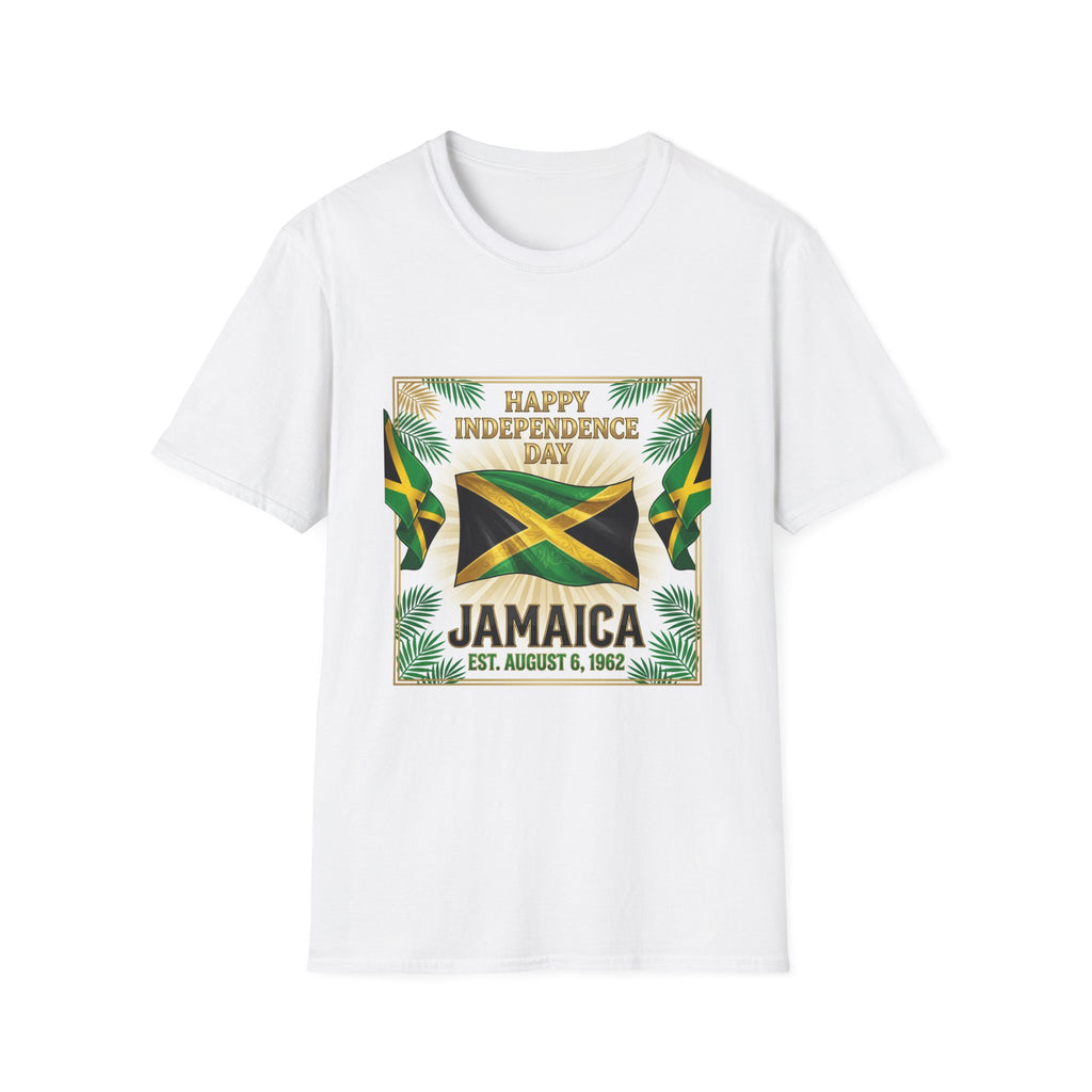 Jamaica Independence Day T-Shirt | Happy Independence Day Jamaican Flag Tee
