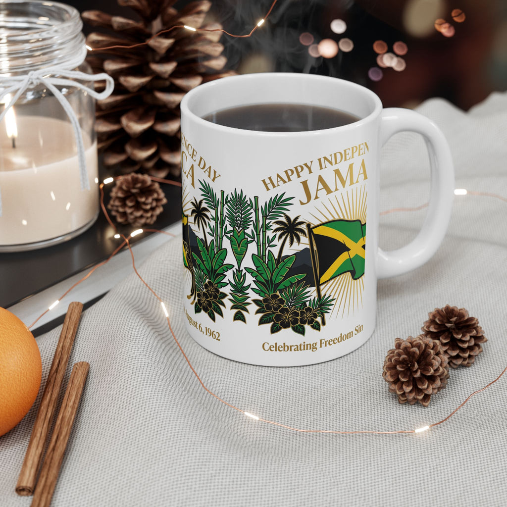 Jamaica Independence Day Ceramic Mug | Celebrating Freedom Since August 6, 1962 (11oz/15oz)