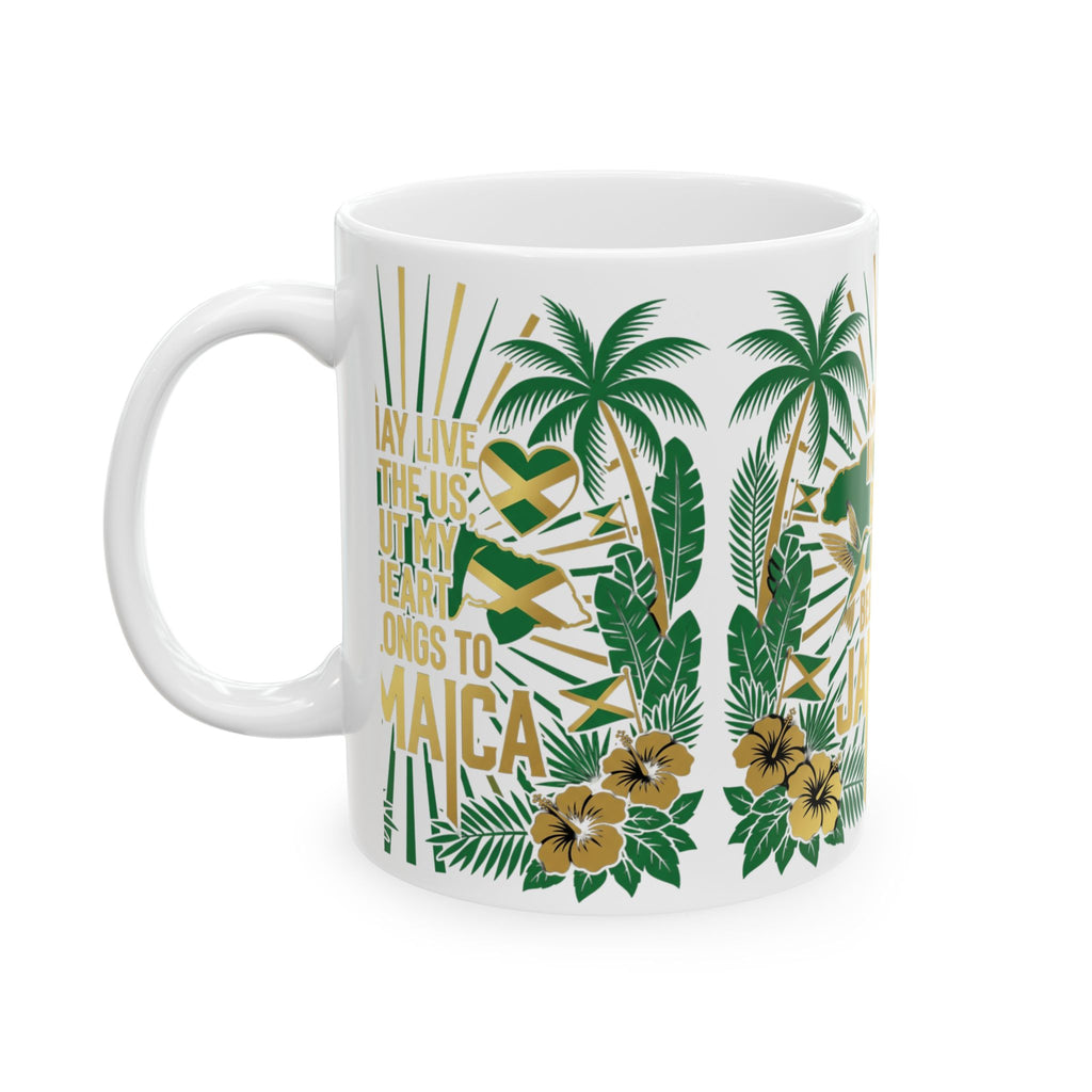 Heart belongs to  Jamaica Ceramic Mug | My Heart Belongs to Jamaica