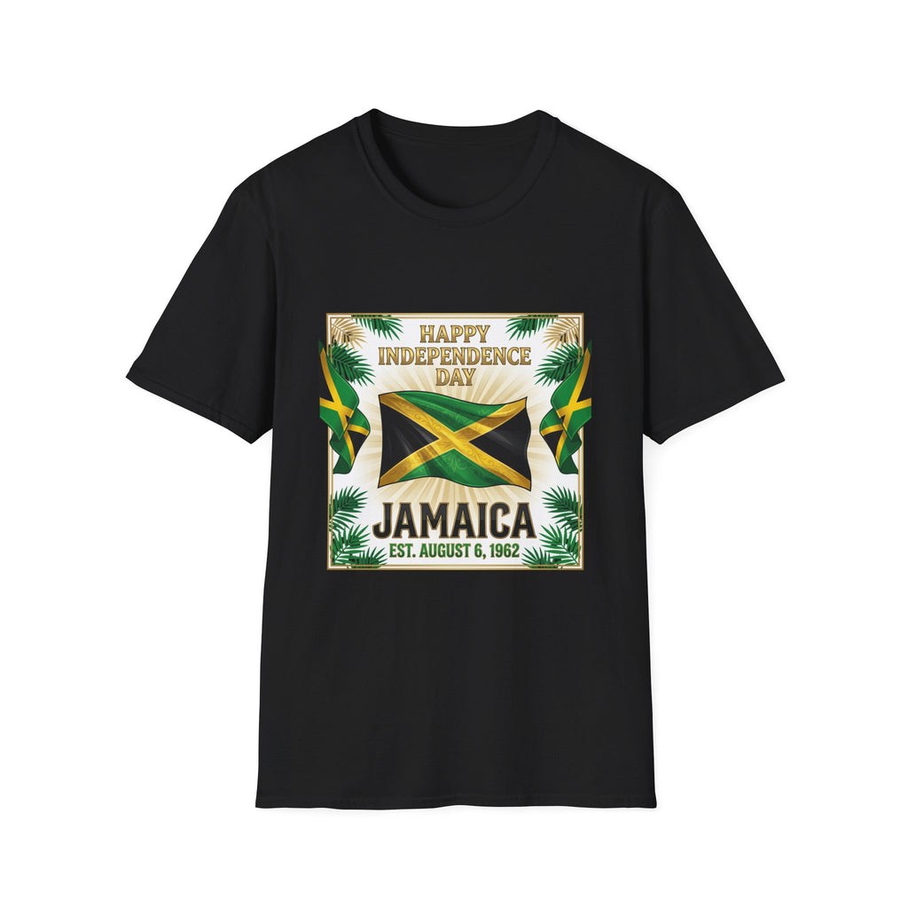 Jamaica Independence Day T-Shirt | Happy Independence Day Jamaican Flag Tee