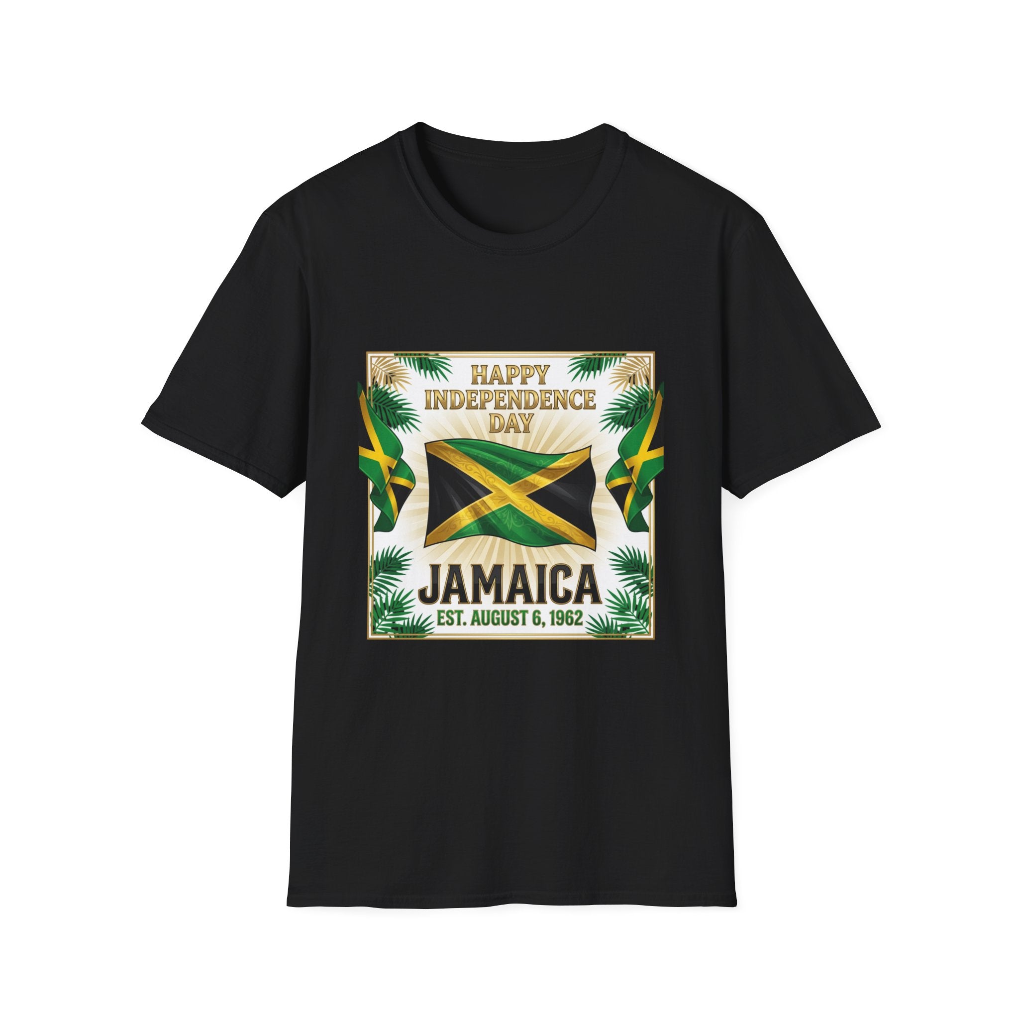 Jamaica Independence Day T-Shirt | Happy Independence Day Jamaican Flag Tee