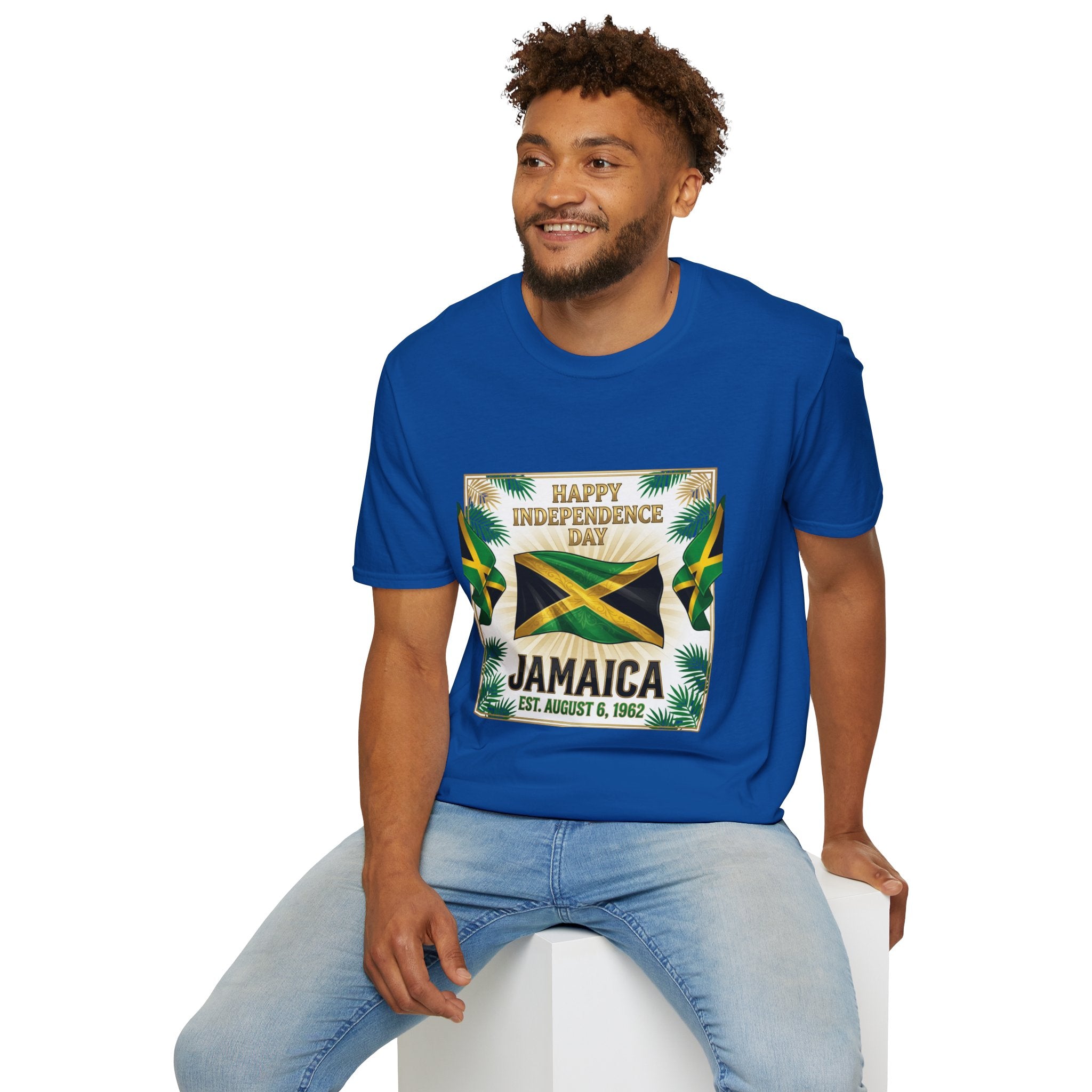 Jamaica Independence Day T-Shirt | Happy Independence Day Jamaican Flag Tee