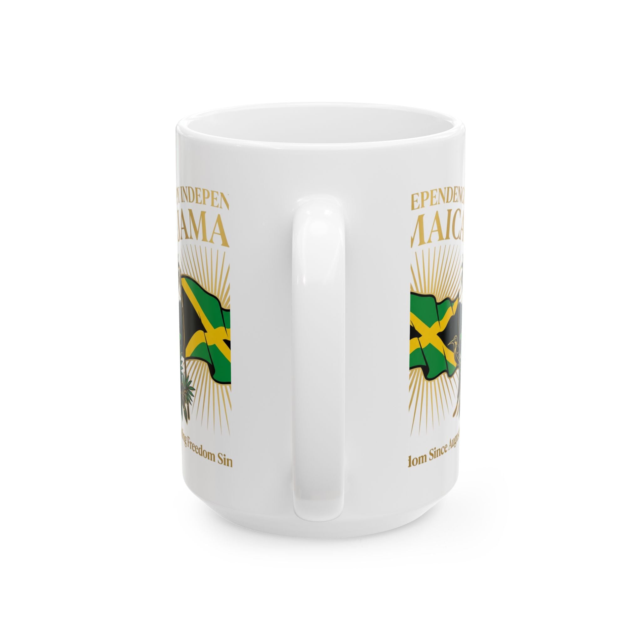 Jamaica Independence Day Ceramic Mug | Celebrating Freedom Since August 6, 1962 (11oz/15oz)