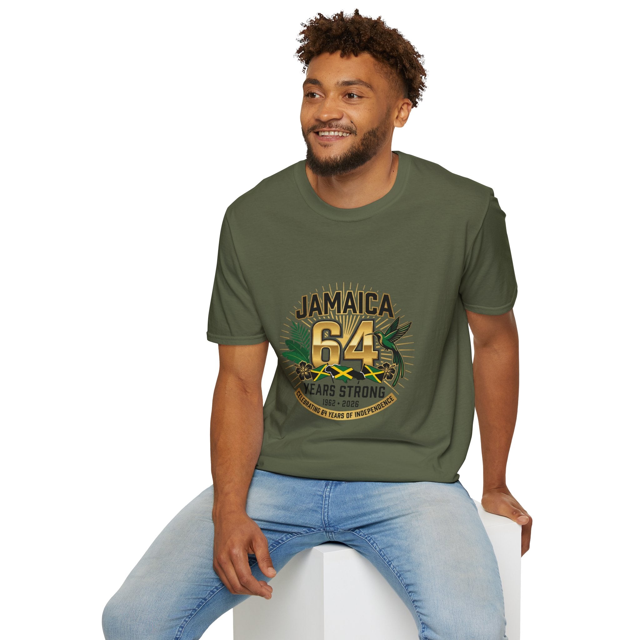 Jamaica 64th Anniversary T-Shirt — Jamaica 64 Years Strong Graphic Tee