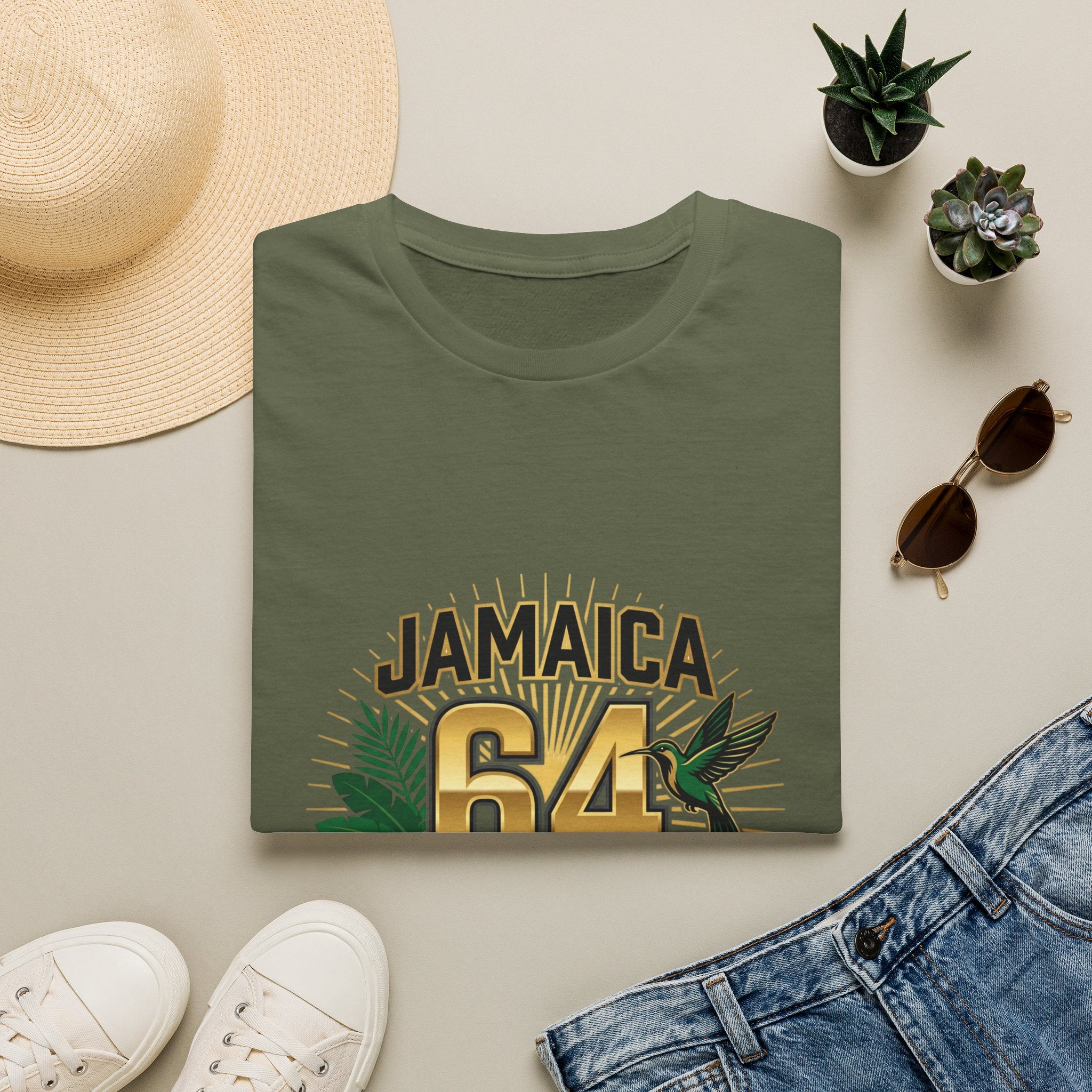 Jamaica 64th Anniversary T-Shirt — Jamaica 64 Years Strong Graphic Tee