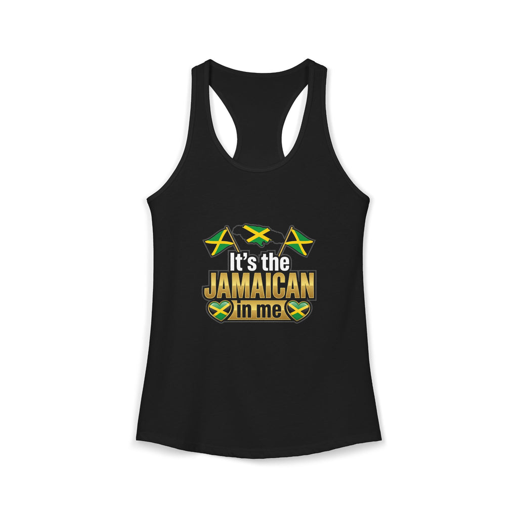 Jamaica shirt | Jamaica Independence & Emancipation Day Tank Top | Jamaica in Me Women's Ideal Racerback Tank