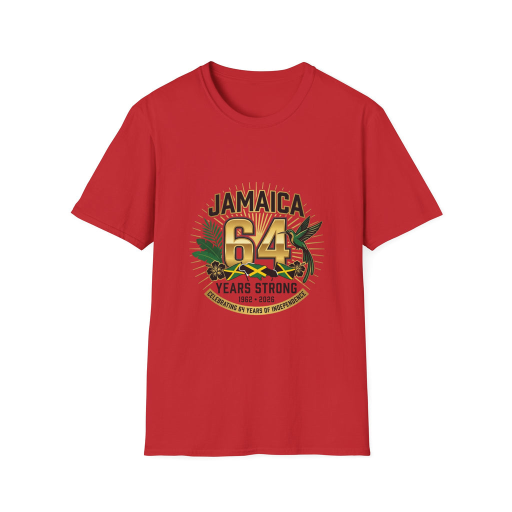 Jamaica 64th Anniversary T-Shirt — Jamaica 64 Years Strong Graphic Tee