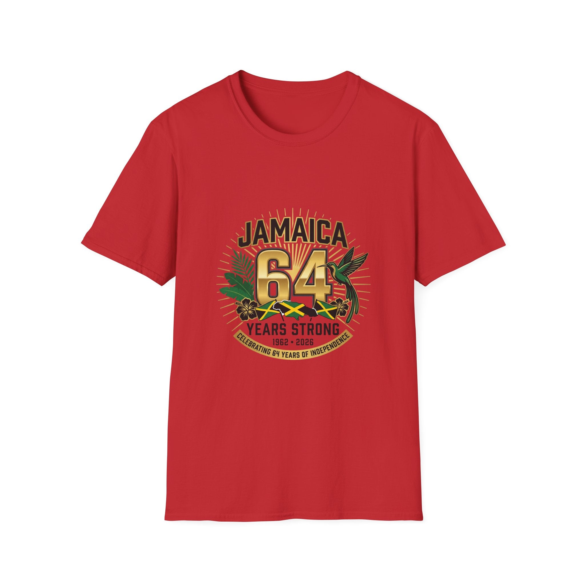 Jamaica 64th Anniversary T-Shirt — Jamaica 64 Years Strong Graphic Tee