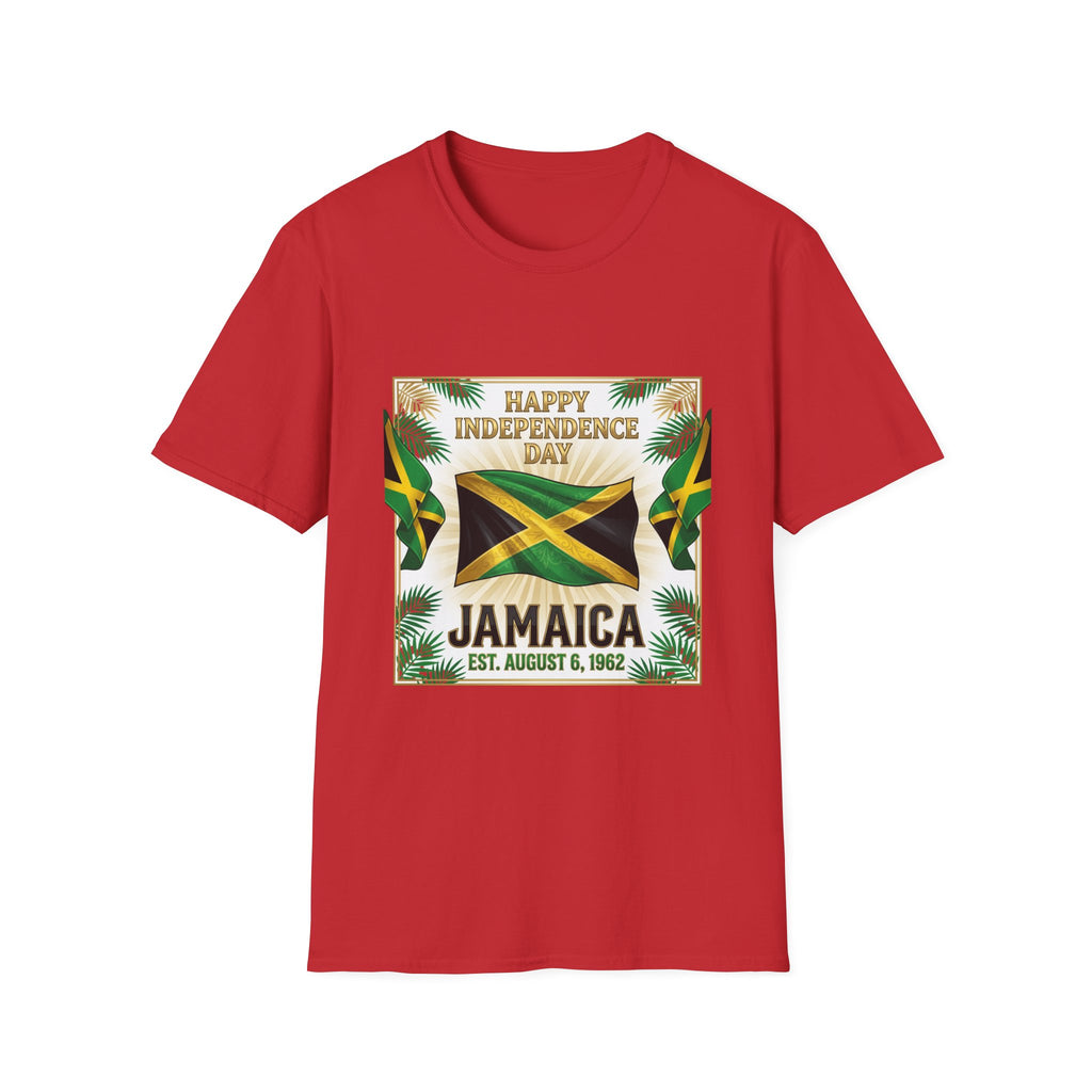 Jamaica Independence Day T-Shirt | Happy Independence Day Jamaican Flag Tee