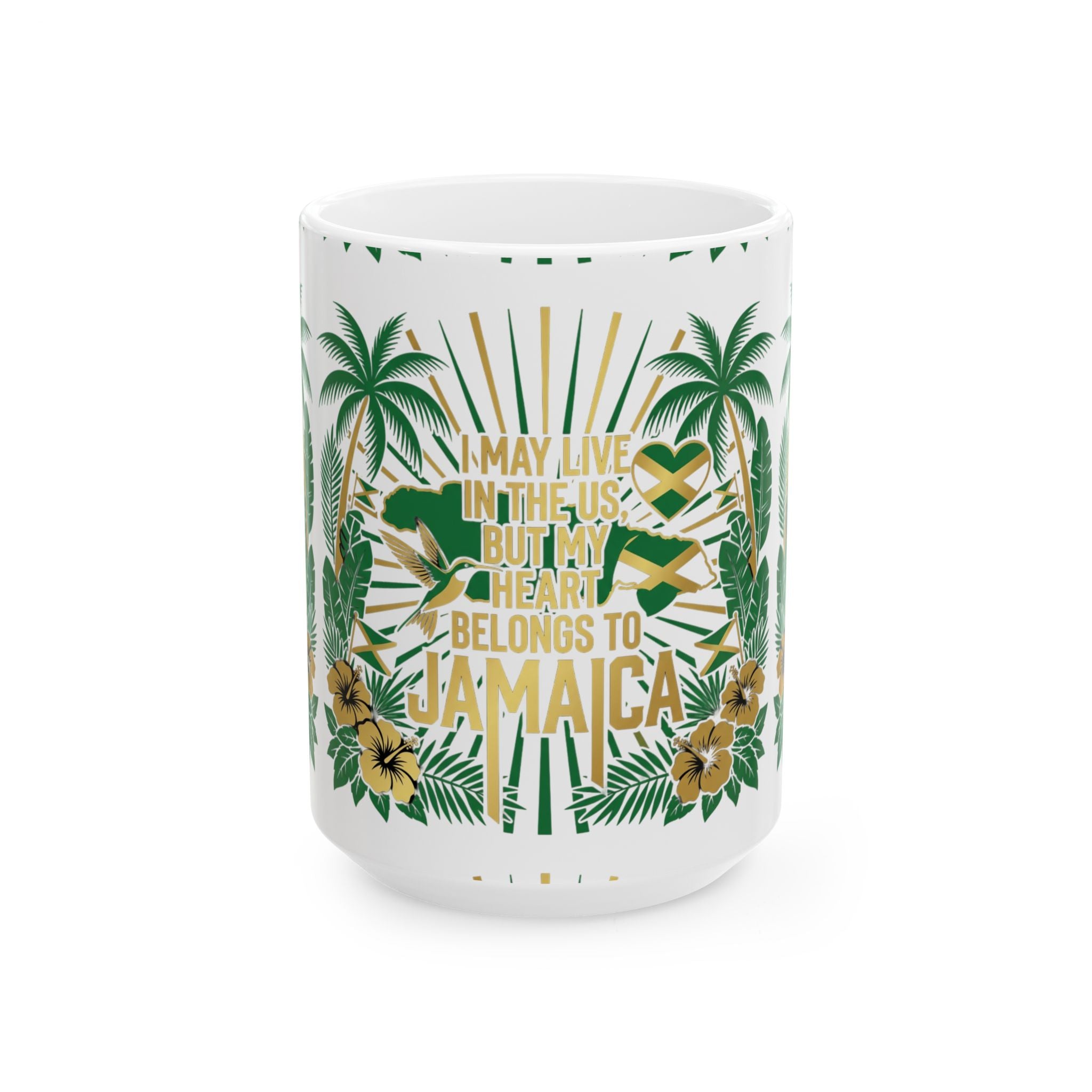 Heart belongs to  Jamaica Ceramic Mug | My Heart Belongs to Jamaica