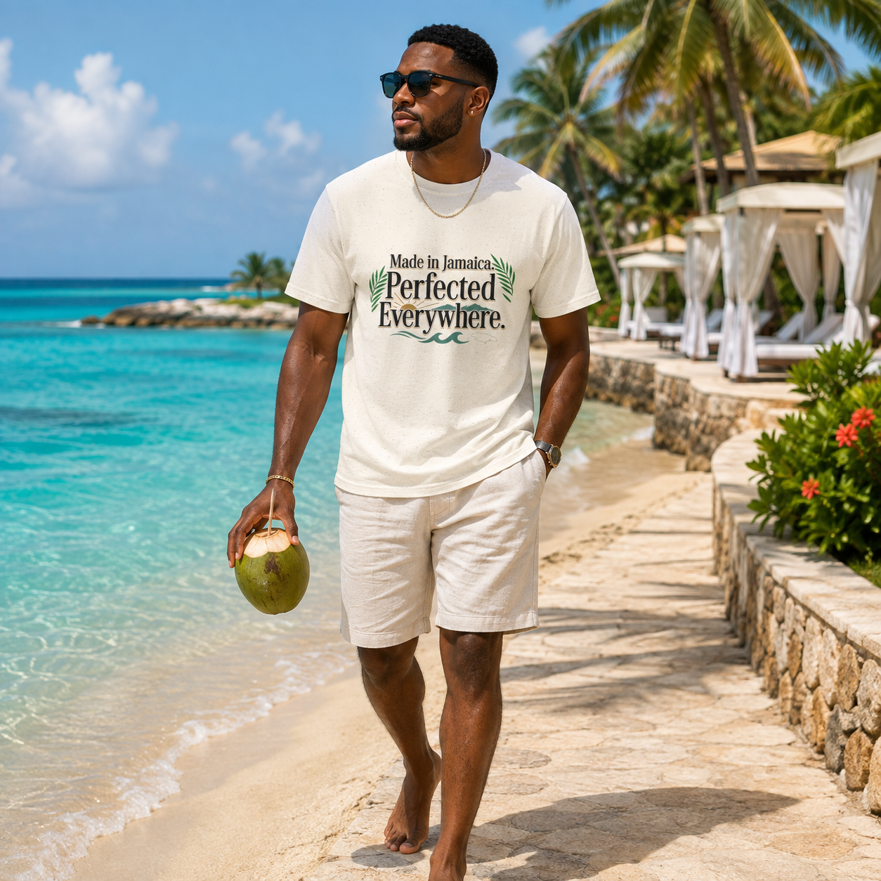 Jamaica Pride Shirt | Made in Jamaica Perfected Everywhere Tee | Jamaican Heritage T-Shirt | Caribbean Gift | Unisex Graphic Tee