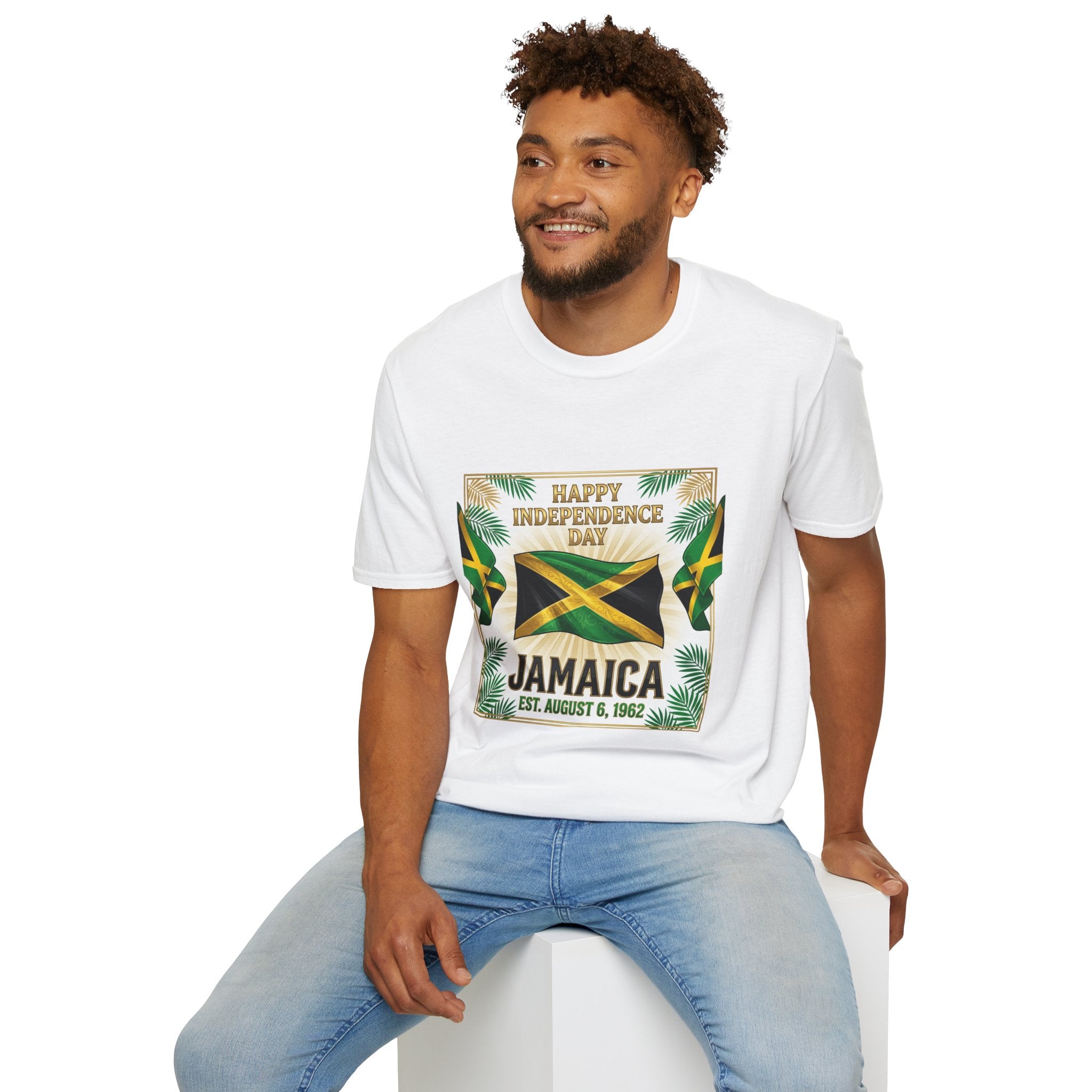 Jamaica Independence Day T-Shirt | Happy Independence Day Jamaican Flag Tee