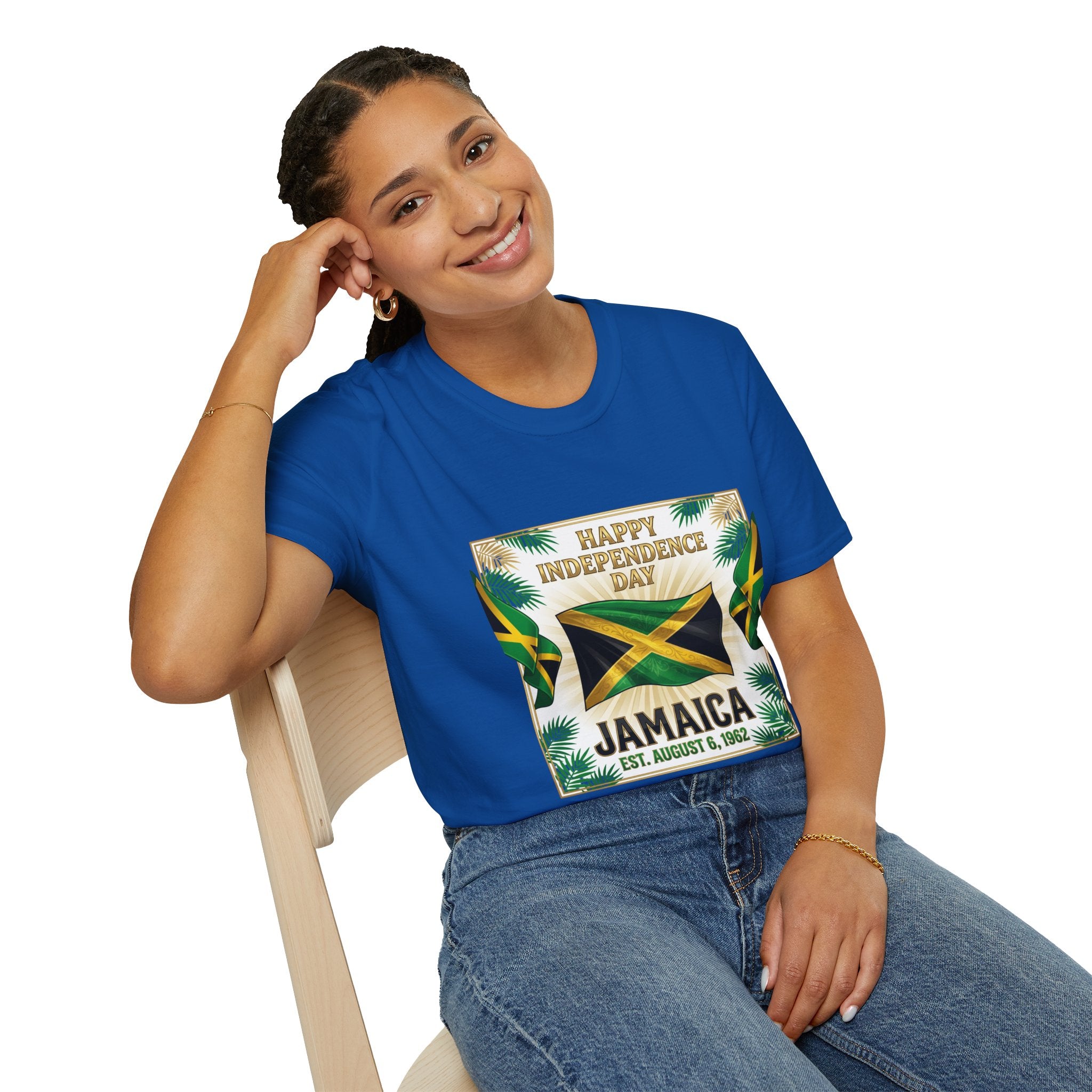 Jamaica Independence Day T-Shirt | Happy Independence Day Jamaican Flag Tee