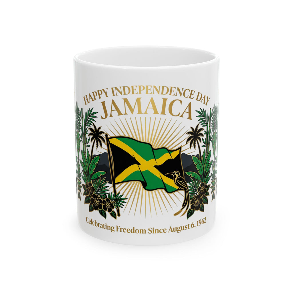 Jamaica Independence Day Ceramic Mug | Celebrating Freedom Since August 6, 1962 (11oz/15oz)