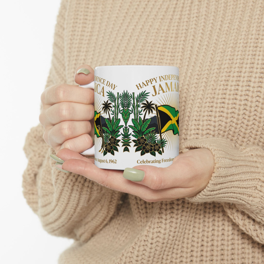 Jamaica Independence Day Ceramic Mug | Celebrating Freedom Since August 6, 1962 (11oz/15oz)
