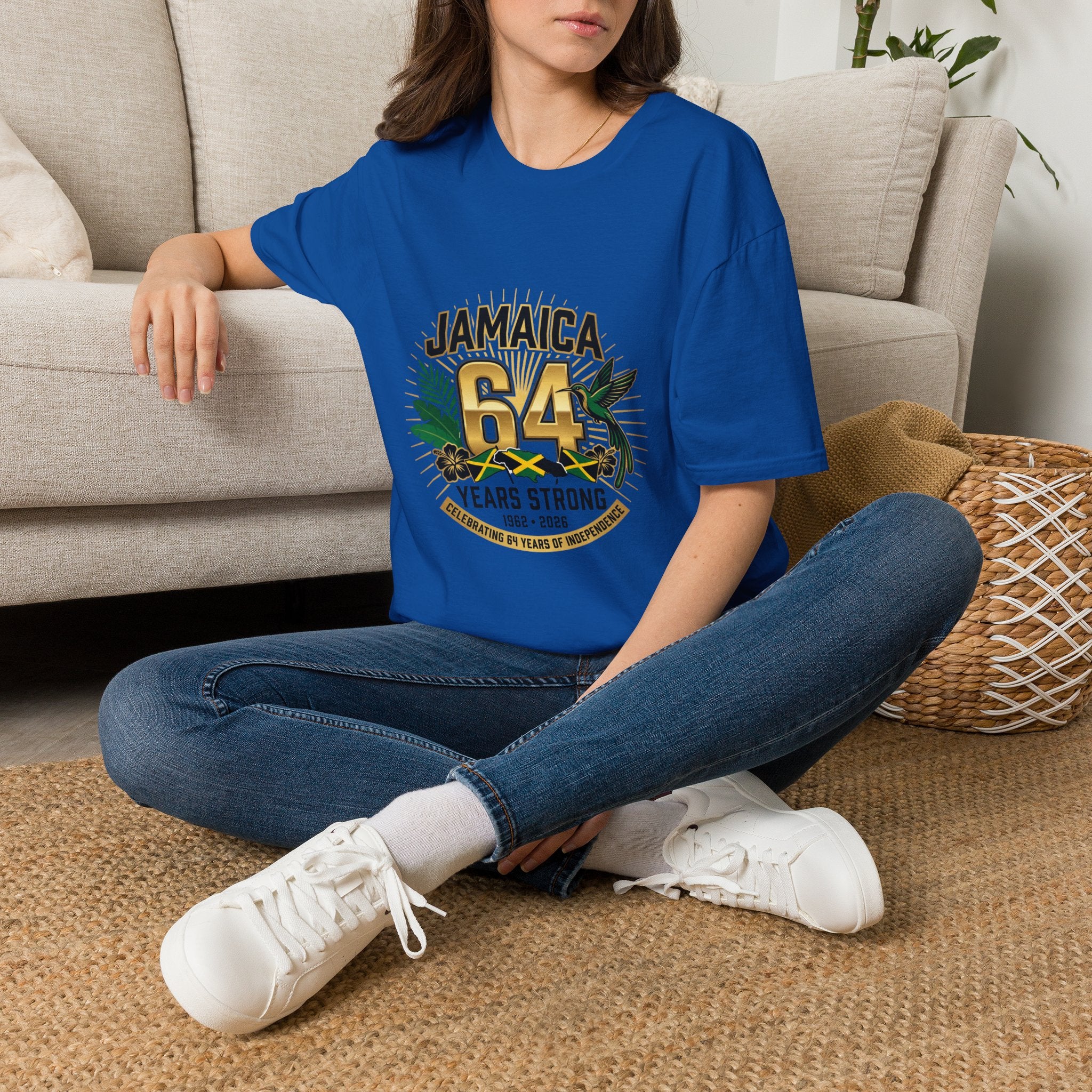 Jamaica 64th Anniversary T-Shirt — Jamaica 64 Years Strong Graphic Tee