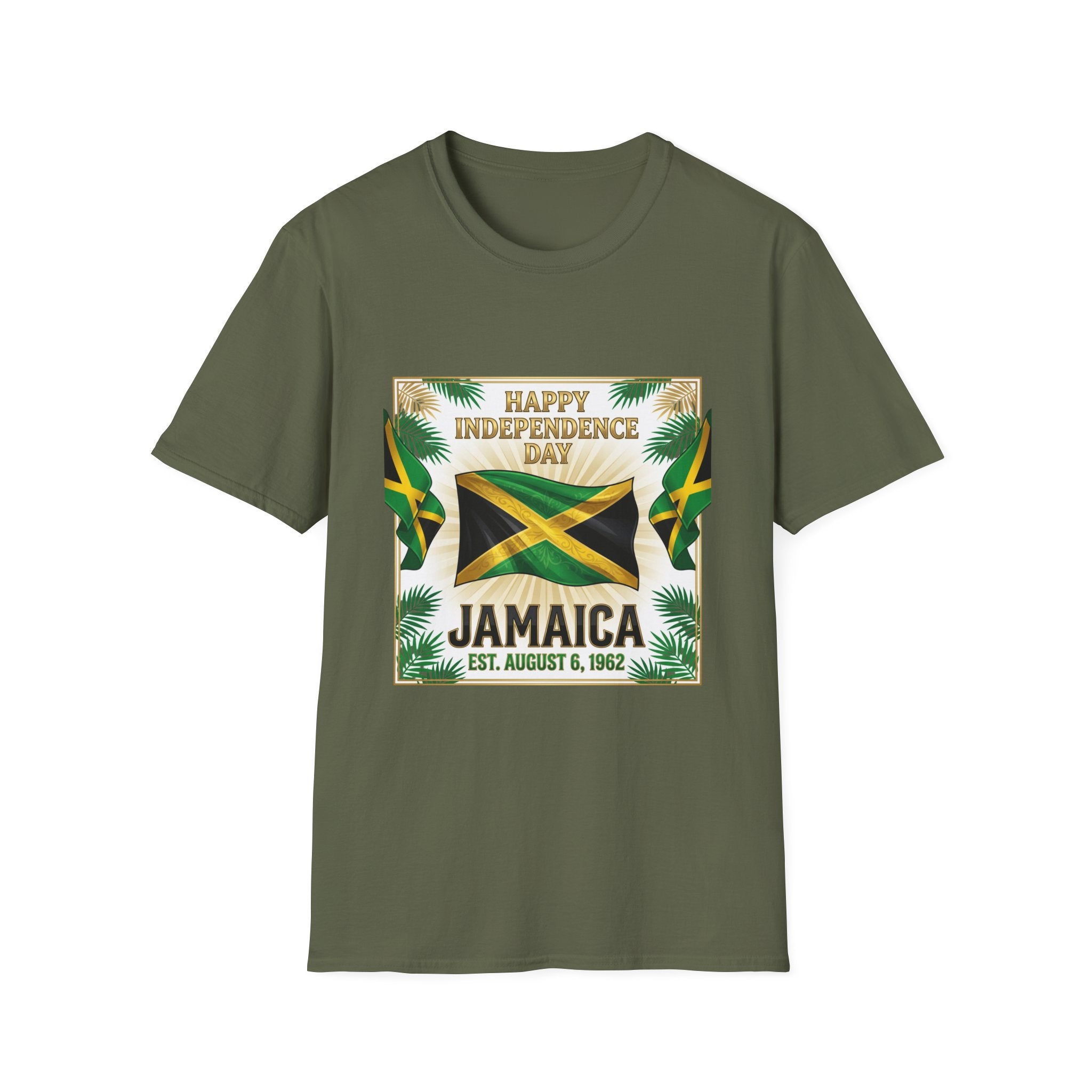 Jamaica Independence Day T-Shirt | Happy Independence Day Jamaican Flag Tee
