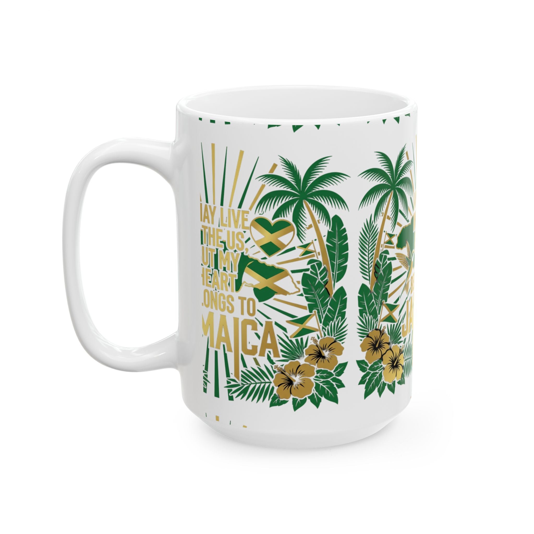 Heart belongs to  Jamaica Ceramic Mug | My Heart Belongs to Jamaica