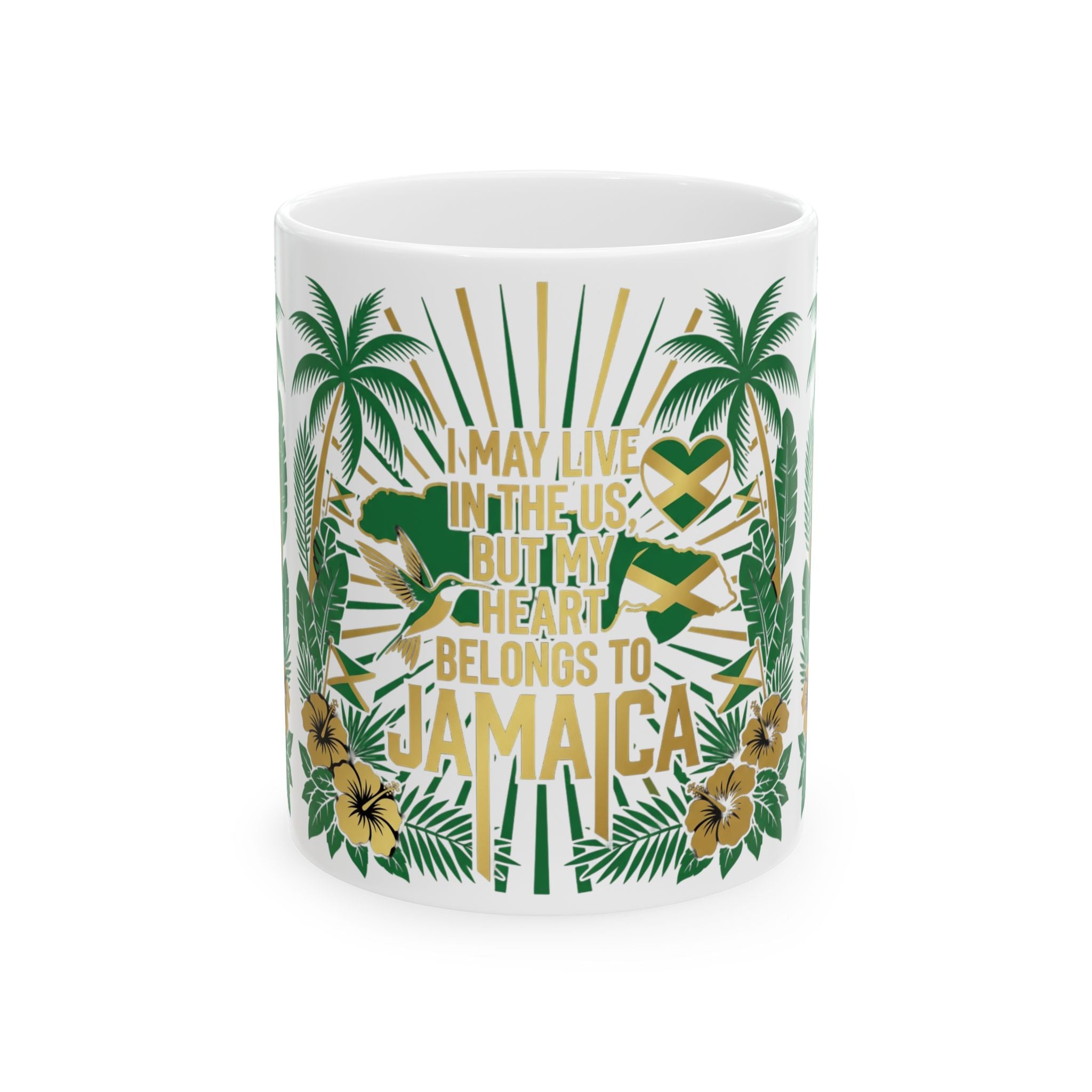 Heart belongs to  Jamaica Ceramic Mug | My Heart Belongs to Jamaica