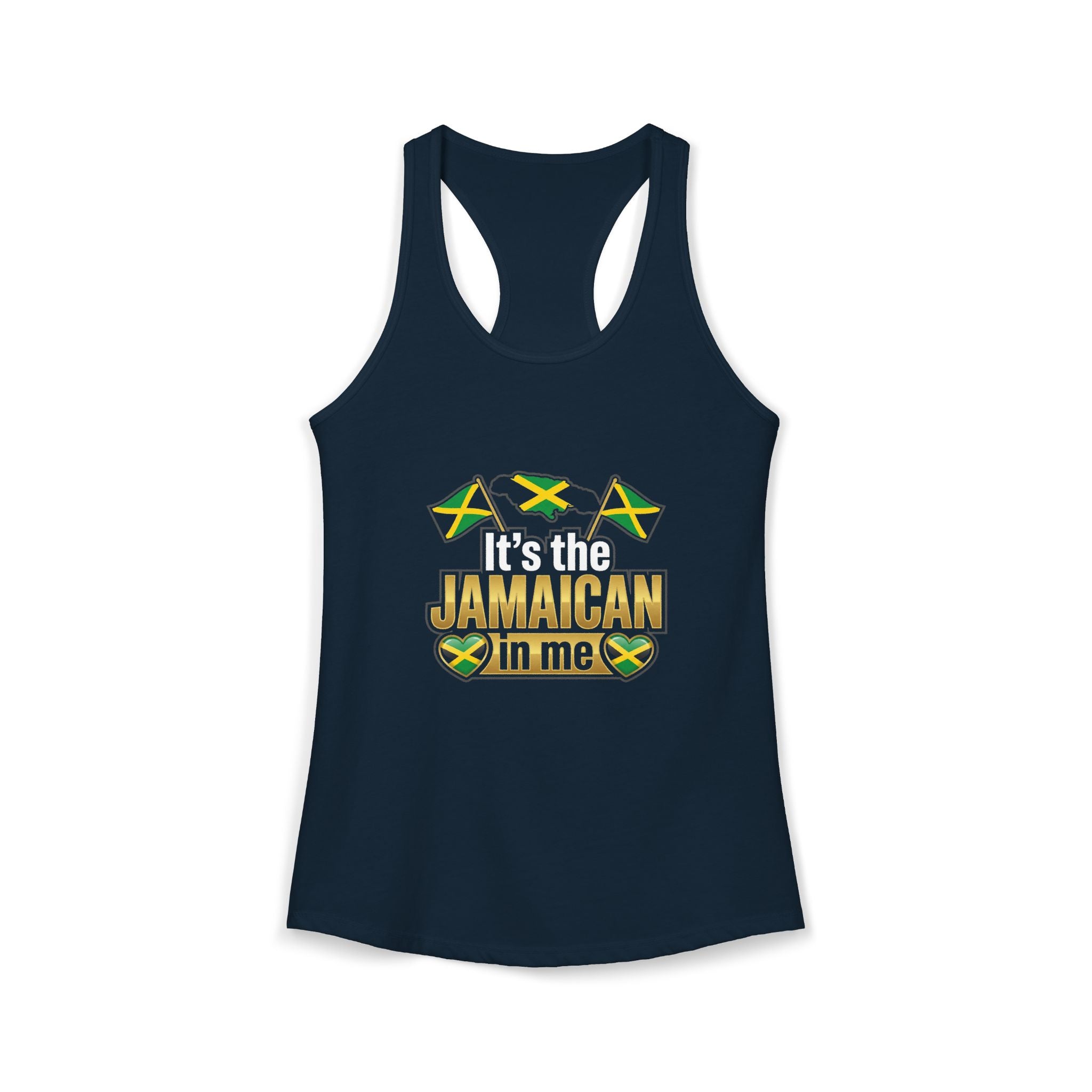 Jamaica shirt | Jamaica Independence & Emancipation Day Tank Top | Jamaica in Me Women's Ideal Racerback Tank