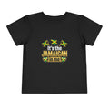 Toddler Tee — "It's the Jamaican in Me" Flag Graphic