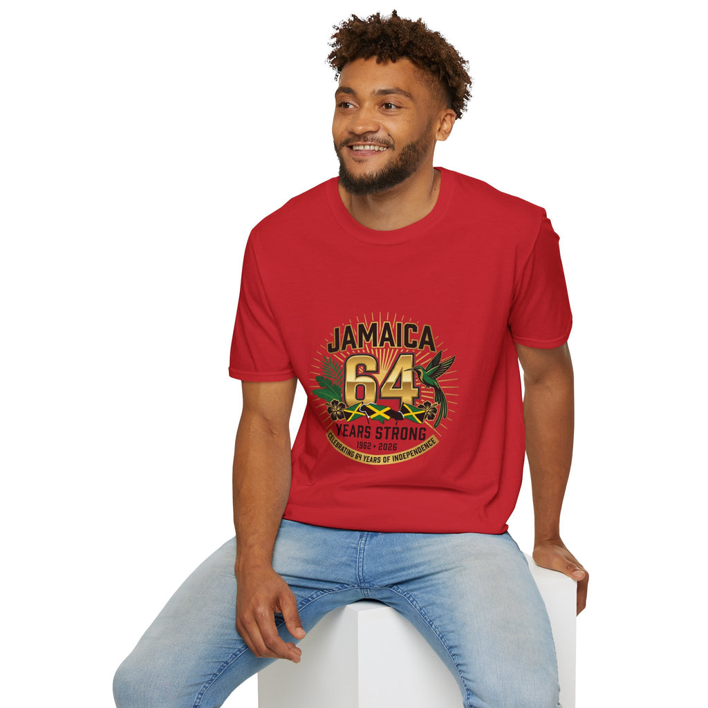 Jamaica 64th Anniversary T-Shirt — Jamaica 64 Years Strong Graphic Tee
