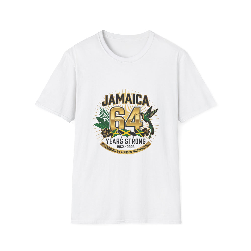 Jamaica 64th Anniversary T-Shirt — Jamaica 64 Years Strong Graphic Tee