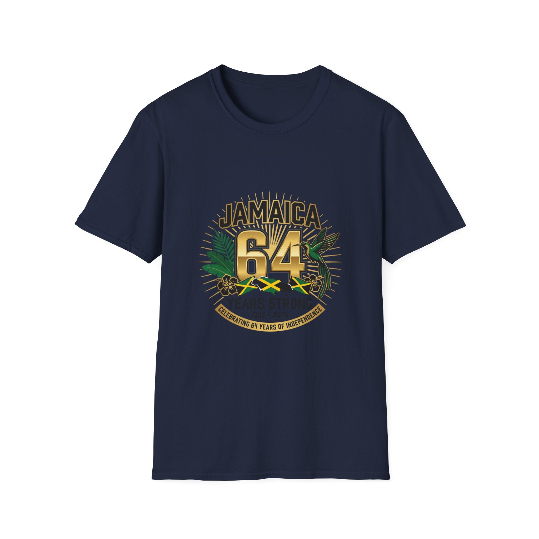 Jamaica 64th Anniversary T-Shirt — Jamaica 64 Years Strong Graphic Tee
