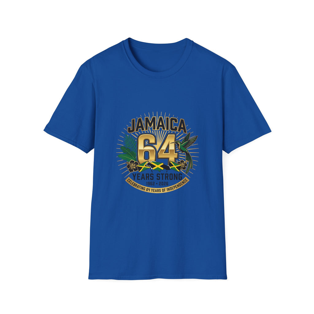 Jamaica 64th Anniversary T-Shirt — Jamaica 64 Years Strong Graphic Tee