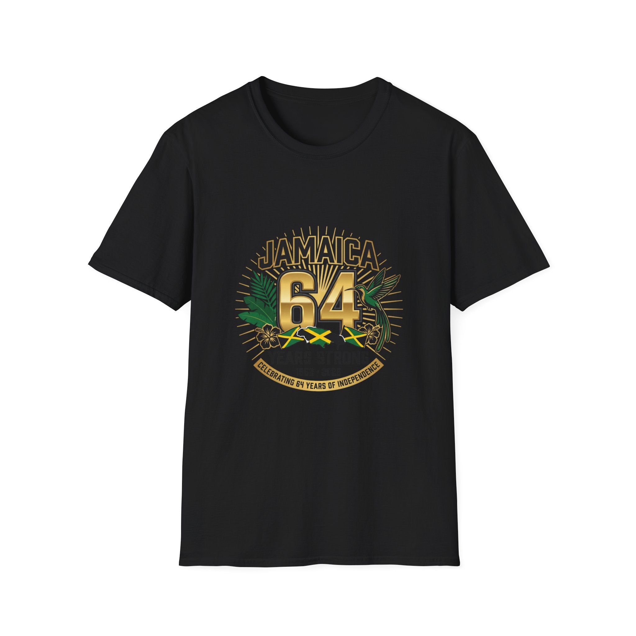 Jamaica 64th Anniversary T-Shirt — Jamaica 64 Years Strong Graphic Tee