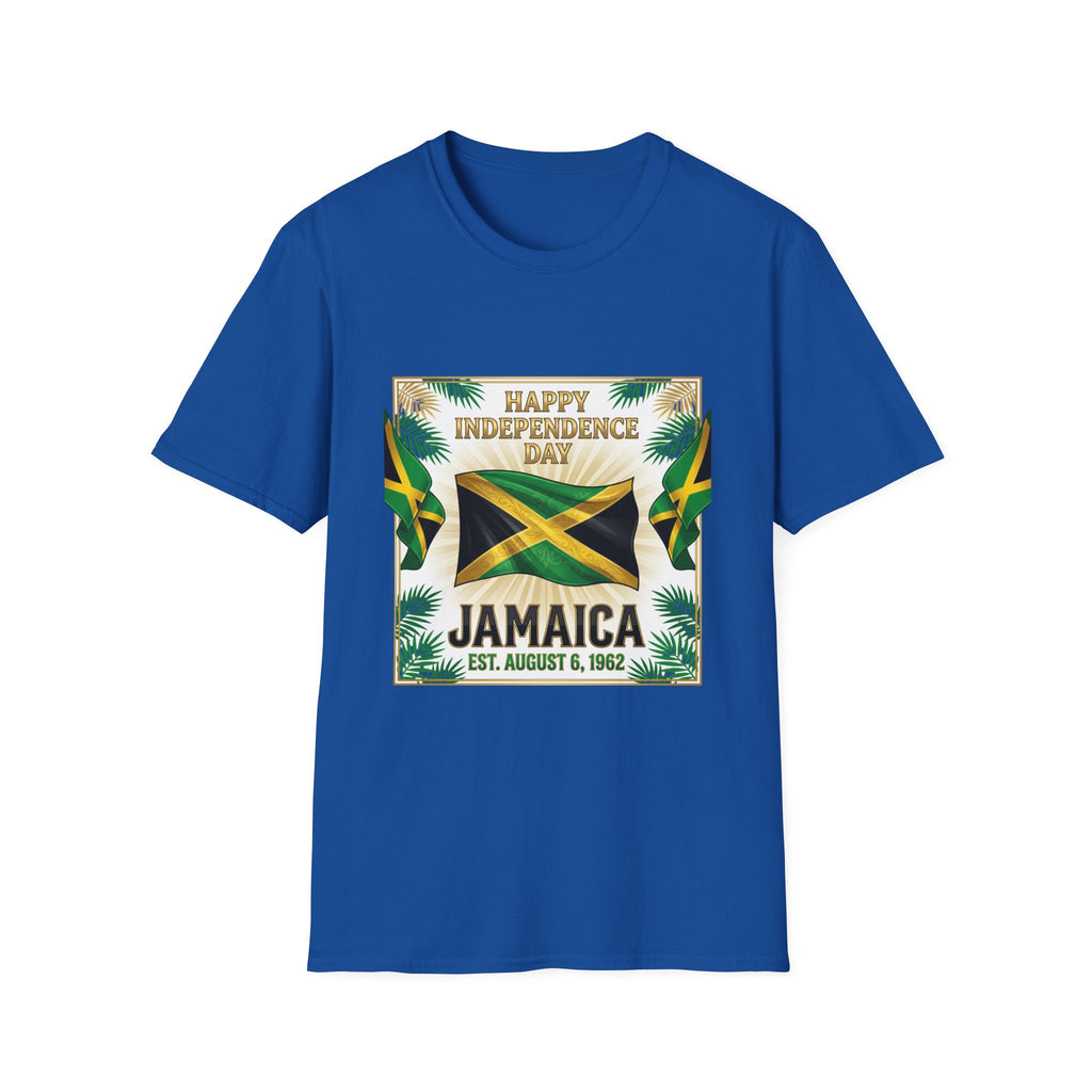 Jamaica Independence Day T-Shirt | Happy Independence Day Jamaican Flag Tee