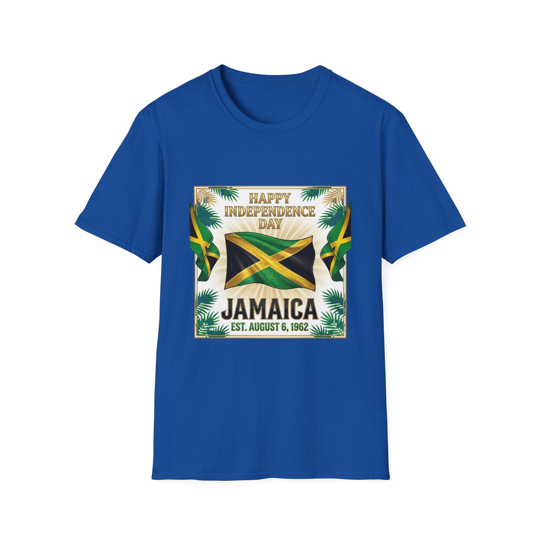 Jamaica Independence Day T-Shirt | Happy Independence Day Jamaican Flag Tee
