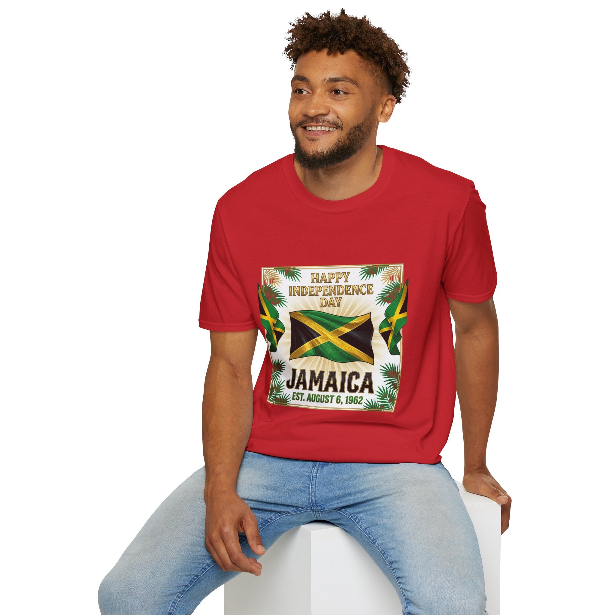 Jamaica Independence Day T-Shirt | Happy Independence Day Jamaican Flag Tee