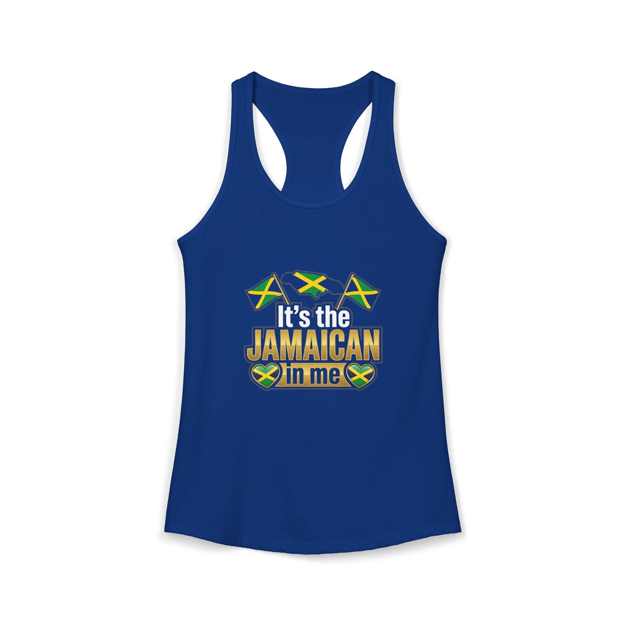 Jamaica shirt | Jamaica Independence & Emancipation Day Tank Top | Jamaica in Me Women's Ideal Racerback Tank