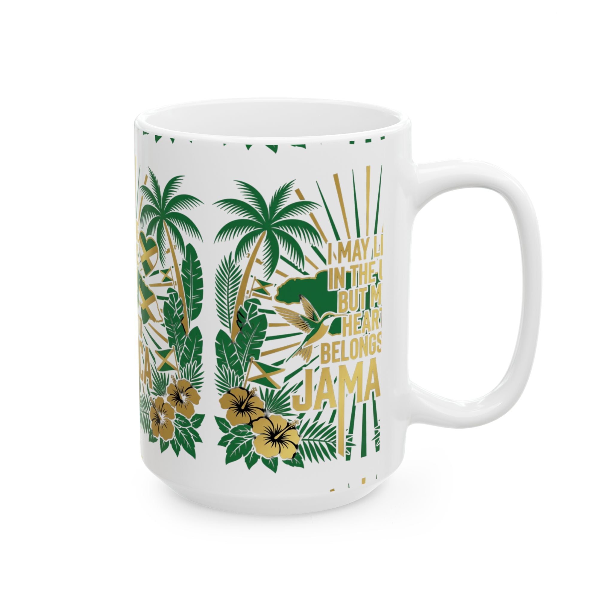 Heart belongs to  Jamaica Ceramic Mug | My Heart Belongs to Jamaica