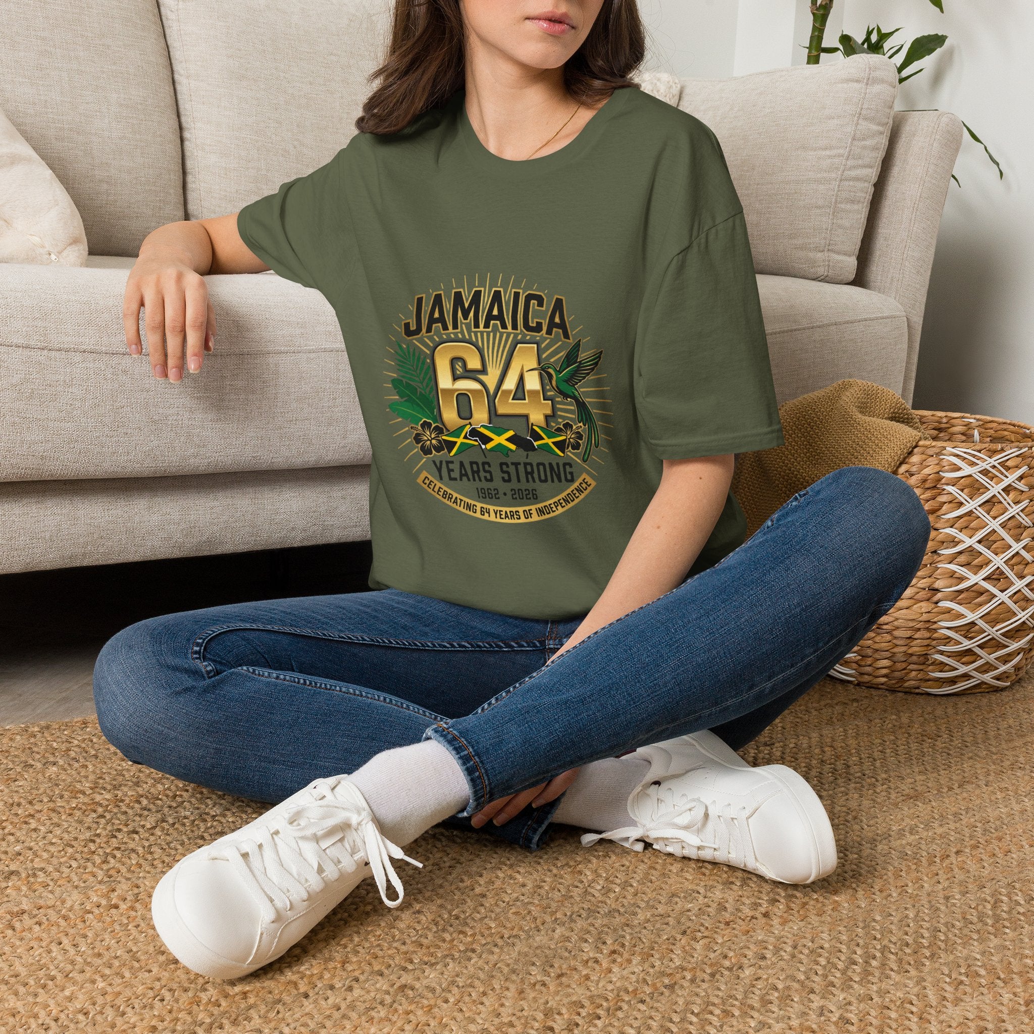 Jamaica 64th Anniversary T-Shirt — Jamaica 64 Years Strong Graphic Tee