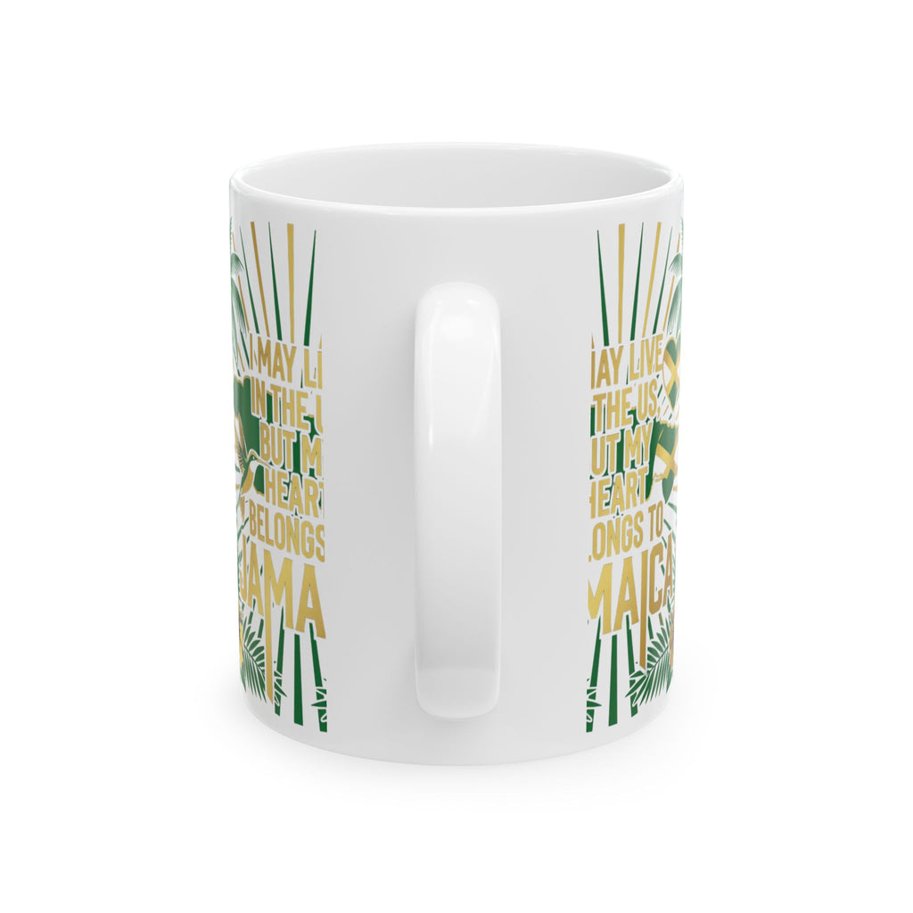 Heart belongs to  Jamaica Ceramic Mug | My Heart Belongs to Jamaica
