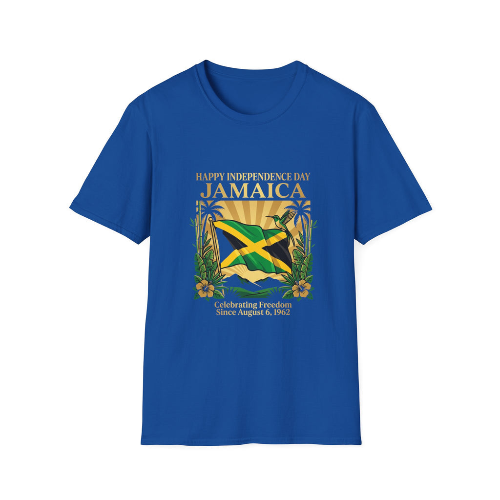 Jamaica Independence  Unisex Tropical Shirt | Jamaica Flag T-Shirt | Caribbean Vacation Tee | Jamaican Pride Apparel | Island Paradise Gift