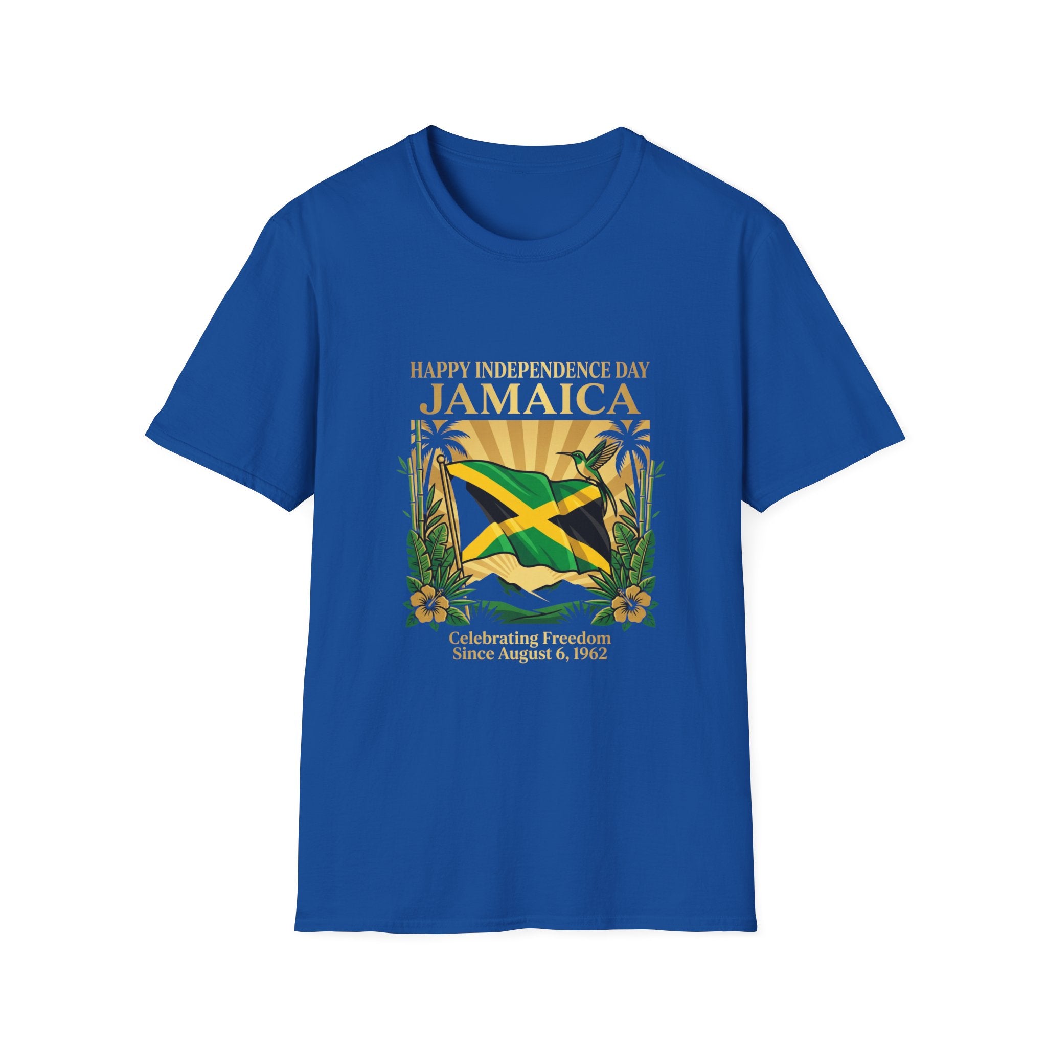 Jamaica Independence  Unisex Tropical Shirt | Jamaica Flag T-Shirt | Caribbean Vacation Tee | Jamaican Pride Apparel | Island Paradise Gift